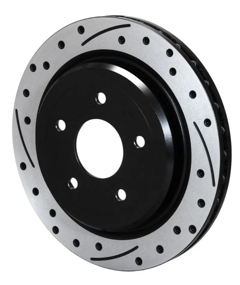 Wilwood WIL160-14041-BK Rotor-Rear-SRP-C5/C6 Vette-LH-BLK 12.00 X 1.03 - 5 X 4.75in №1