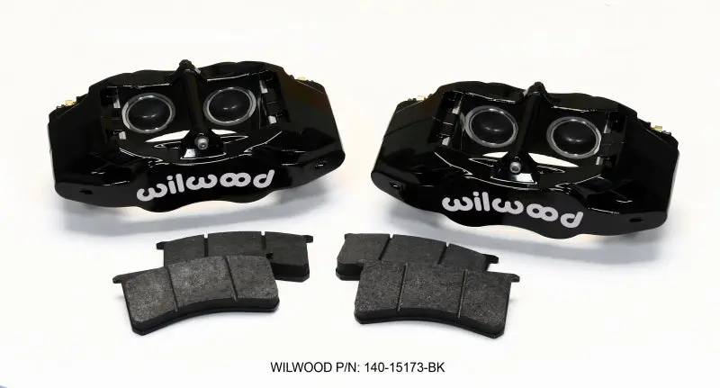 Wilwood WIL140-15173-BK SLC56 Front Caliper Kit Black Corvette All C5 / Base C6 1997-2013