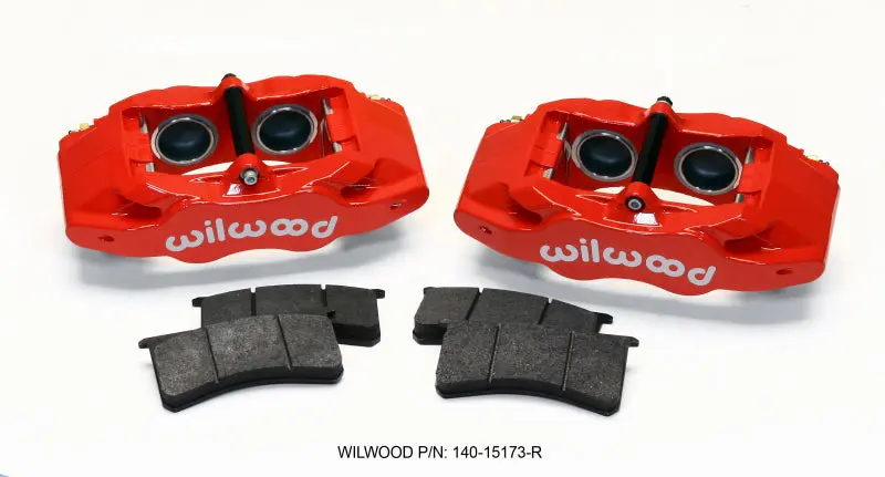 Wilwood WIL140-15173-R SLC56 Front Caliper Kit Red Corvette All C5 / Base C6 1997-2013