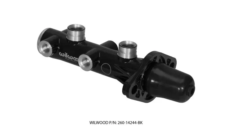 Wilwood WIL260-14244-BK Tandem Remote Master Cylinder - 1 1/8in Bore Black №2