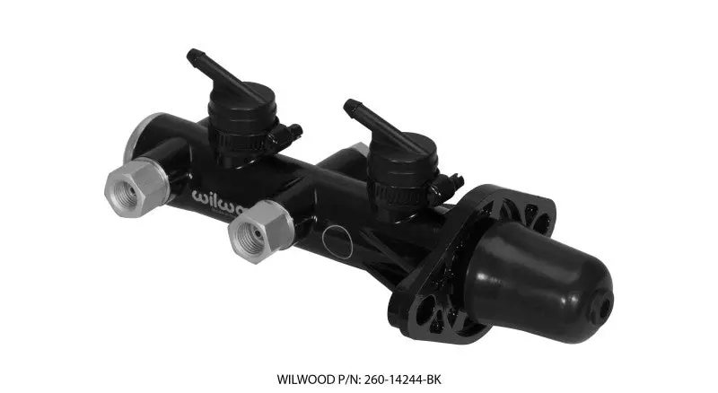 Wilwood WIL260-14244-BK Tandem Remote Master Cylinder - 1 1/8in Bore Black №3